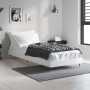 Estructura de cama madera de ingeniería blanco brillo 75x190 cm de vidaXL, Camas y somieres - Ref: Foro24-832207, Precio: 95,...