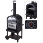 ProGarden Horno de pizza en barbacoa negro de ProGarden, Aparatos para hacer pizza - Ref: Foro24-436255, Precio: 271,28 €, De...