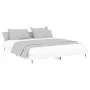 Estructura de cama madera de ingeniería blanca 150x200 cm de vidaXL, Camas y somieres - Ref: Foro24-832237, Precio: 131,47 €,...