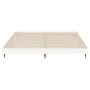 Estructura de cama madera de ingeniería blanca 150x200 cm de vidaXL, Camas y somieres - Ref: Foro24-832237, Precio: 131,47 €,...