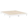 Estructura de cama madera de ingeniería blanco brillo 150x200cm de vidaXL, Camas y somieres - Ref: Foro24-832239, Precio: 142...