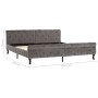 Estructura de cama de terciopelo gris 180x200 cm de vidaXL, Camas y somieres - Ref: Foro24-288562, Precio: 348,96 €, Descuent...