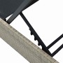 Tumbona Beige 200.5 x 70 x 75 cm ratán sintético en Tumbonas | Comprar online en Foru.es