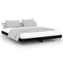 Estructura de cama madera de ingeniería negra 180x200 cm de vidaXL, Camas y somieres - Ref: Foro24-832222, Precio: 148,16 €, ...