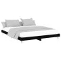 Estructura de cama madera de ingeniería negra 180x200 cm de vidaXL, Camas y somieres - Ref: Foro24-832222, Precio: 148,16 €, ...