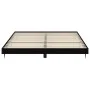 Estructura de cama madera de ingeniería negra 180x200 cm de vidaXL, Camas y somieres - Ref: Foro24-832222, Precio: 148,16 €, ...