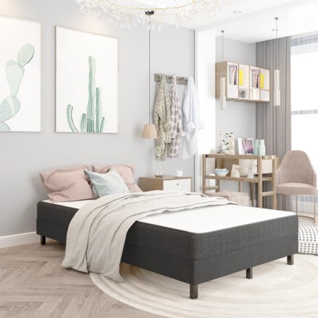 Estructura de cama Box Spring tela gris 120x200 cm de vidaXL, Camas y somieres - Ref: Foro24-287455, Precio: 126,32 €, Descue...