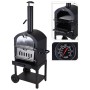 ProGarden Horno de pizza en barbacoa negro de ProGarden, Aparatos para hacer pizza - Ref: Foro24-436255, Precio: 271,28 €, De...