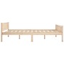 Estructura de cama de madera de pino maciza 140x200 cm de vidaXL, Camas y somieres - Ref: Foro24-322099, Precio: 133,77 €, De...