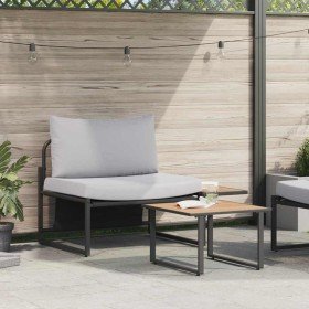 Conjunto de sofás de jardín 2 pcs Gris claro Acero en Conjuntos de jardín | Comprar online en Foru.es