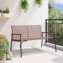Silla de Jardín Marrón 110,5 x 79 x 75,5 cm ratán sintético en Sillas de jardín | Comprar online en Foru.es