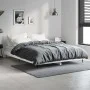 Estructura de cama madera de ingeniería blanca 140x190 cm de vidaXL, Camas y somieres - Ref: Foro24-832277, Precio: 110,61 €,...