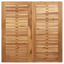 MesadeComedor Marrón 90 x 90 x 75 cm Madera de Acacia Sólida en Mesas de jardín | Comprar online en Foru.es