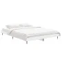 Estructura de cama madera de ingeniería blanca 140x190 cm de vidaXL, Camas y somieres - Ref: Foro24-832277, Precio: 110,61 €,...