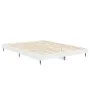 Estructura de cama madera de ingeniería blanca 140x190 cm de vidaXL, Camas y somieres - Ref: Foro24-832277, Precio: 110,61 €,...