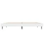 Estructura de cama madera de ingeniería blanca 140x190 cm de vidaXL, Camas y somieres - Ref: Foro24-832277, Precio: 110,61 €,...