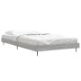 Estructura de cama madera de ingeniería gris Sonoma 100x200 cm de vidaXL, Camas y somieres - Ref: Foro24-832267, Precio: 88,9...
