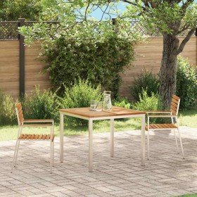 Silla de Jardín 2 pcs Aceite Natural Madera de teca maciza en Sillas de jardín | Comprar online en Foru.es