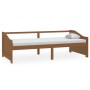 Sofá cama 3 plazas madera maciza de pino marrón miel 90x200 cm de vidaXL, Camas y somieres - Ref: Foro24-322166, Precio: 84,1...