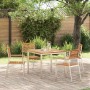 Silla de Jardín 4 pcs Aceite Natural Madera de teca maciza en Sillas de jardín | Comprar online en Foru.es