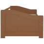 Sofá cama 3 plazas madera maciza de pino marrón miel 90x200 cm de vidaXL, Camas y somieres - Ref: Foro24-322166, Precio: 84,1...
