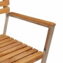 Silla de Jardín 4 pcs Aceite Natural Madera de teca maciza en Sillas de jardín | Comprar online en Foru.es