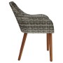 Silla de Jardín 2 pcs Gris 62.5 x 55 x 82 cm ratán sintético en Sillas de jardín | Comprar online en Foru.es
