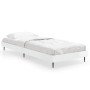 Estructura de cama madera de ingeniería blanco brillo 75x190 cm de vidaXL, Camas y somieres - Ref: Foro24-832311, Precio: 84,...