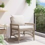 Silla de Jardín con cojín Beige 73 x 61 x 77 cm ratán sintético en Sillas de jardín | Comprar online en Foru.es