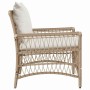 Silla de Jardín con cojín Beige 73 x 61 x 77 cm ratán sintético en Sillas de jardín | Comprar online en Foru.es