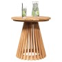 Mesa lateral Marrón 50 x 50 x 49,5 cm Madera de teca maciza en Mesas de jardín | Comprar online en Foru.es