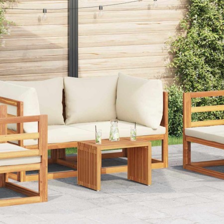 Mesa auxiliar de jardín Marrón 50 x 32,5 x 35 cm en Mesas de jardín | Comprar online en Foru.es