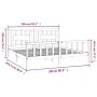 Estructura de cama con cabecero madera de pino blanco 200x200cm de vidaXL, Camas y somieres - Ref: Foro24-3188187, Precio: 15...