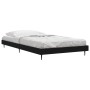Estructura de cama madera de ingeniería negra 90x200 cm de vidaXL, Camas y somieres - Ref: Foro24-832270, Precio: 74,02 €, De...