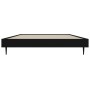 Estructura de cama madera de ingeniería negra 90x200 cm de vidaXL, Camas y somieres - Ref: Foro24-832270, Precio: 74,02 €, De...