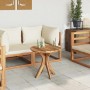 Mesa lateral Marrón 55 x 55 x 51 cm Madera de teca maciza en Mesas de jardín | Comprar online en Foru.es