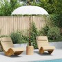 Parasol Balinés Crema 185 x 185 x 260 cm Algodón en Sombrillas | Comprar online en Foru.es