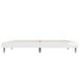 Estructura de cama madera de ingeniería blanco brillo 140x190cm de vidaXL, Camas y somieres - Ref: Foro24-832279, Precio: 113...