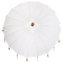 Parasol Balinés Crema 185 x 185 x 260 cm Algodón en Sombrillas | Comprar online en Foru.es