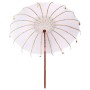Parasol Balinés Crema 215 x 215 x 260 cm Algodón en Sombrillas | Comprar online en Foru.es