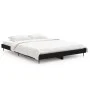 Estructura de cama madera de ingeniería negra 140x190 cm de vidaXL, Camas y somieres - Ref: Foro24-832278, Precio: 104,99 €, ...
