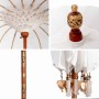 Parasol Balinés Crema 215 x 215 x 260 cm Algodón en Sombrillas | Comprar online en Foru.es