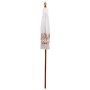Parasol Balinés Crema 185 x 185 x 260 cm Algodón en Sombrillas | Comprar online en Foru.es