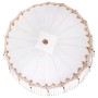 Parasol Balinés Crema 185 x 185 x 260 cm Algodón en Sombrillas | Comprar online en Foru.es