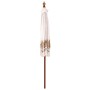 Parasol Balinés Crema 215 x 215 x 260 cm Algodón en Sombrillas | Comprar online en Foru.es