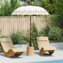Parasol Balinés Crema 185 x 185 x 260 cm Algodón en Sombrillas | Comprar online en Foru.es