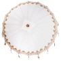 Parasol Balinés Crema 185 x 185 x 260 cm Algodón en Sombrillas | Comprar online en Foru.es