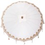 Parasol Balinés Crema 215 x 215 x 260 cm Algodón en Sombrillas | Comprar online en Foru.es