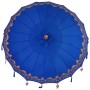 Parasol Balinés Azul 185 x 185 x 260 cm Algodón en Sombrillas | Comprar online en Foru.es