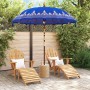 Parasol Balinés Azul 215 x 215 x 260 cm Algodón en Sombrillas | Comprar online en Foru.es